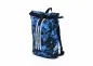 Preview: adidas duffel bag - sports backpack camouflage blue, size S