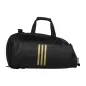 Preview: adidas sports bag - sports rucksack imitation leather black/gold