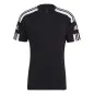 Preview: adidas Squadra 21 Herren T-Shirt schwarz/weiß Vorderseite