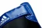 Preview: adidas Super-Pro Kickboxen Schienbein-Spannschutz blau|weiß