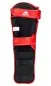 Preview: adidas Super-Pro Kickboxen Schienbein-Spannschutz rot|weiß
