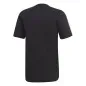 Preview: adidas T-Shirt schwarz mit weißen Schulterstreifen