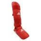 Preview: Adidas shin guard WKF approved red