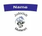 Preview: Judoanzug Rückenschild mit Logo