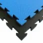Preview: Tapis d arts martiauxTatami E20X bleu/noir 100 cm x 100 cm x 2,1 cm