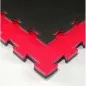 Preview: Esterilla para artes marciales Tatami E20X rojo/negro 100 cm x 100 cm x 2,1 cm