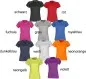 Preview: Damen Funktionsshirt mit Rückennummer und Name Farben Shirts