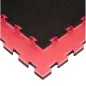 Preview: Tatami mat JJ30J red/black 100 cm x 100 cm x 3 cm
