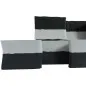 Preview: Matte Tatami JJ40X schwarz/grau 100 cm x 100 cm x 4 cm