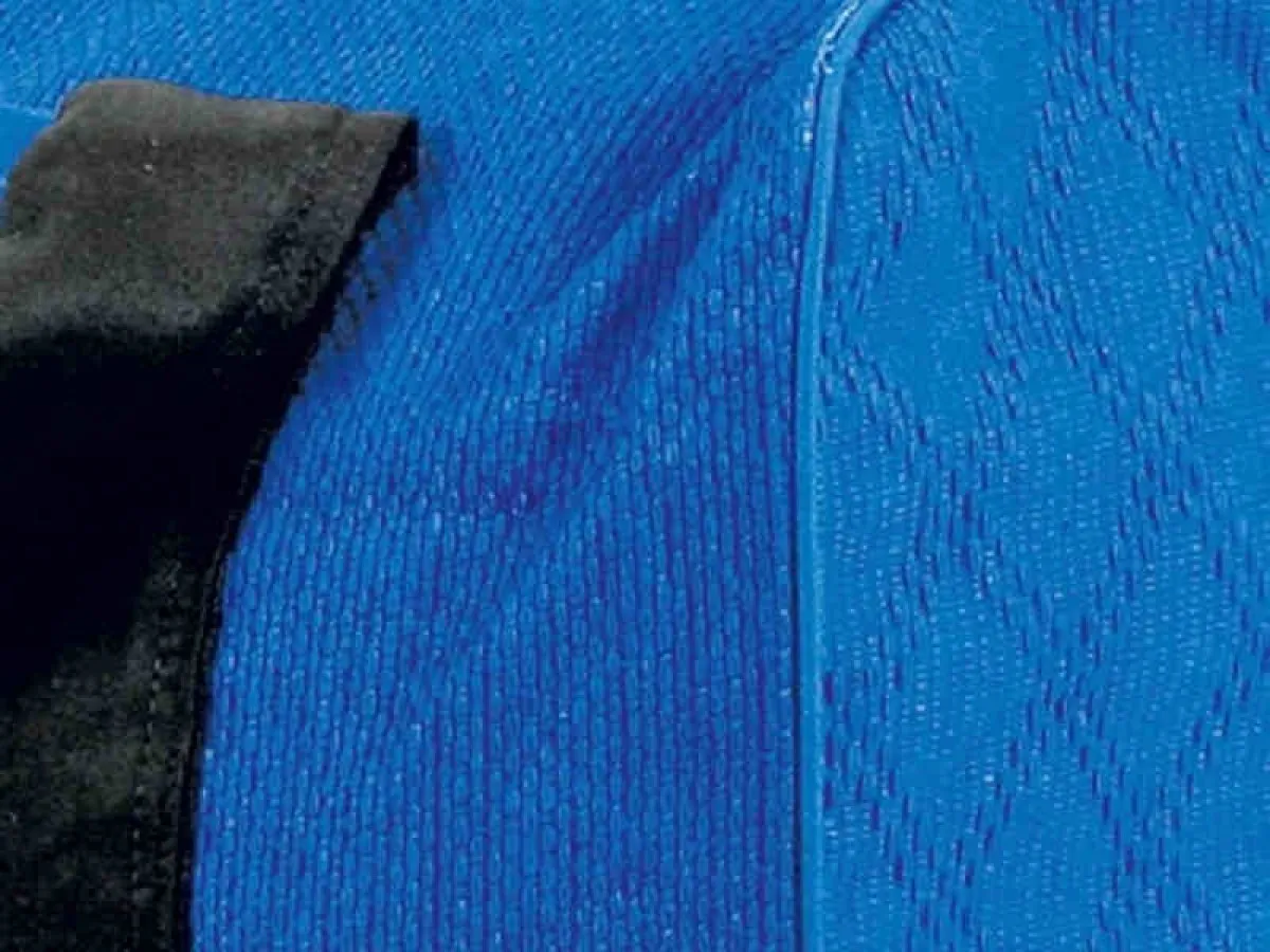 Bolsa de judo azul de tela de traje de judo