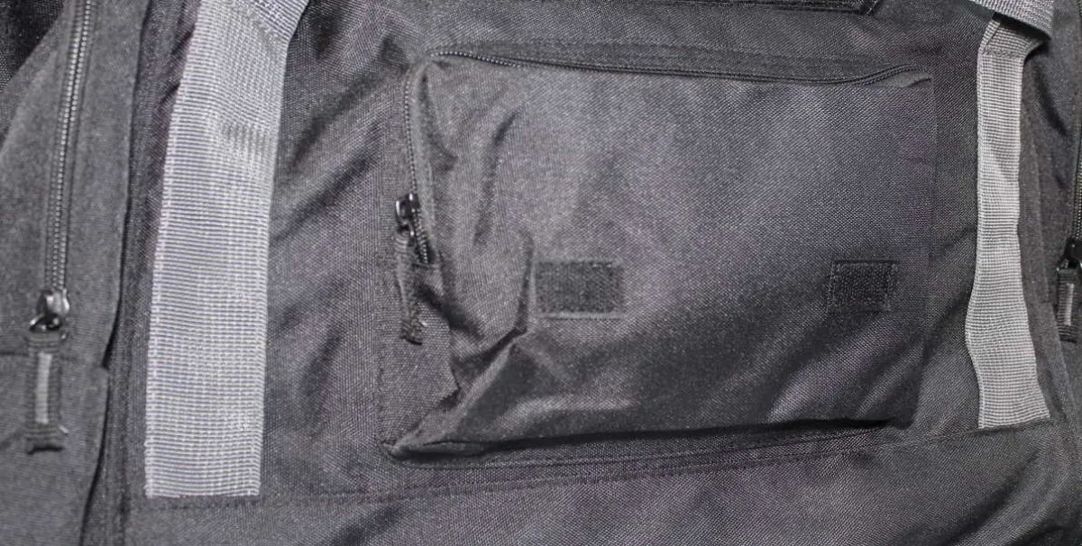 Sports bag with judo back number