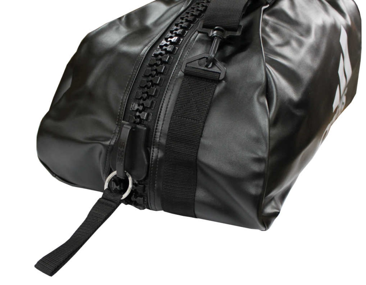 curb belt hedge Adidas Big Zip sports backpack