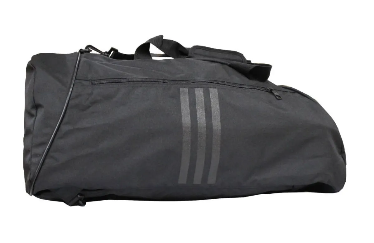 adidas sports bag - mochila deportiva negro/oro