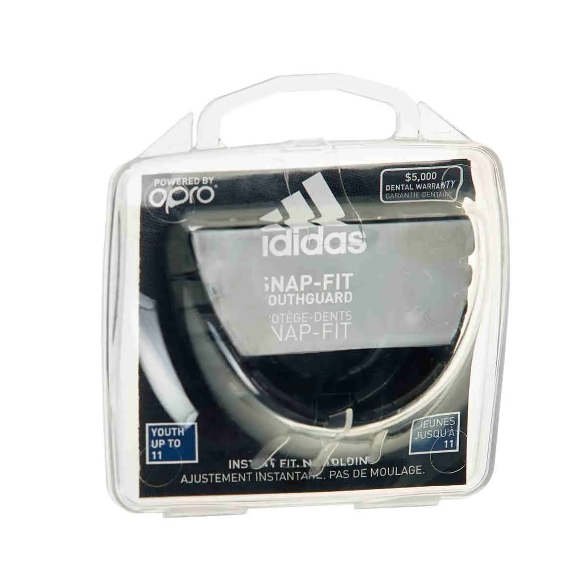 Protector bucal adidas OPRO SnapFit Junior negro