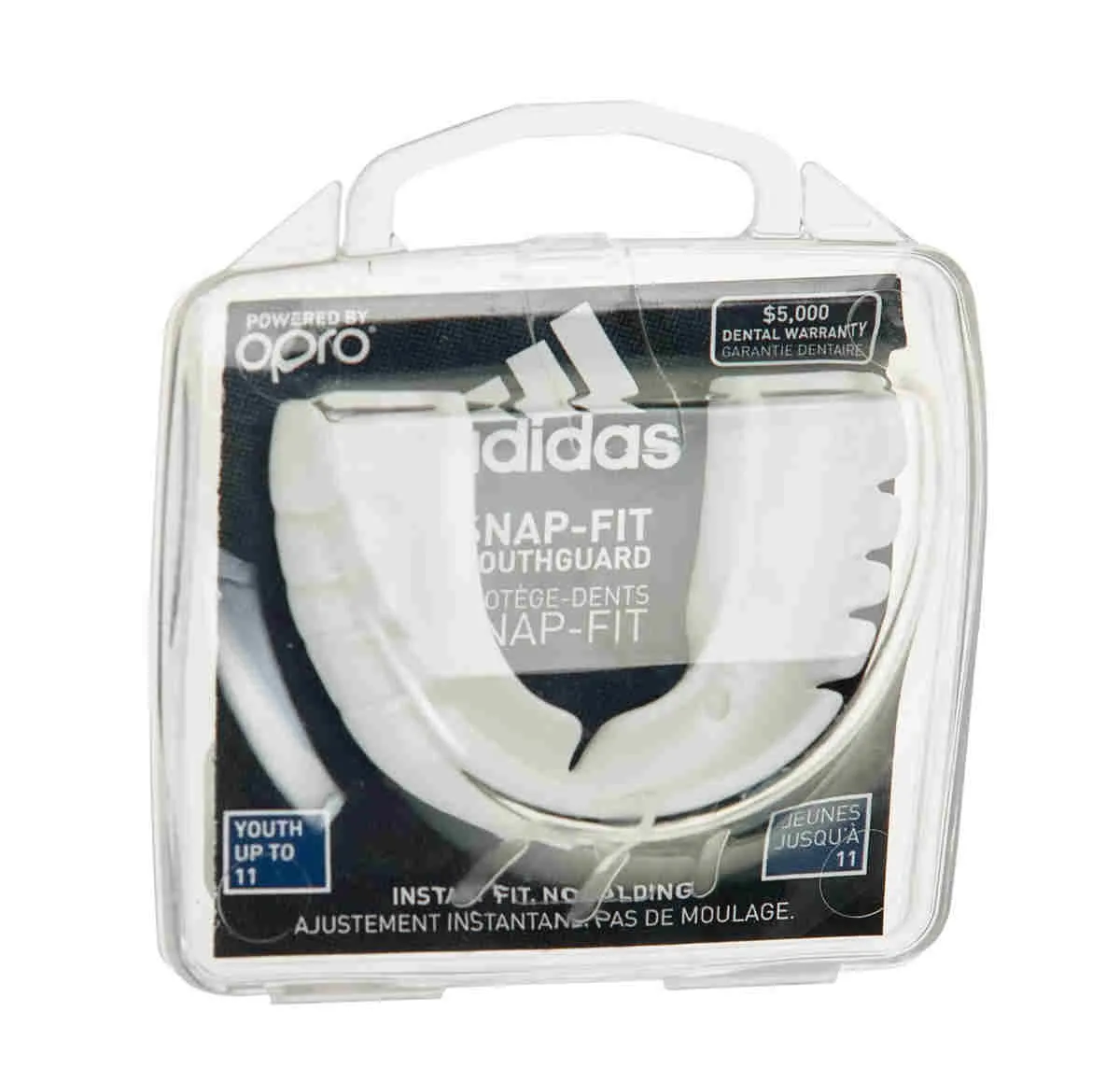 Protector bucal adidas OPRO SnapFit Senior blanco