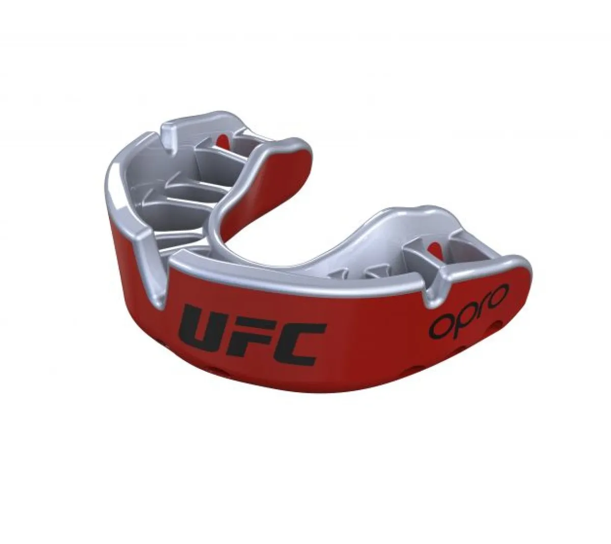 OPRO Protège-dents UFC Silver - rouge/noir, SeniorOPRO Protège-dents UFC Gold - rouge/argent, Senior