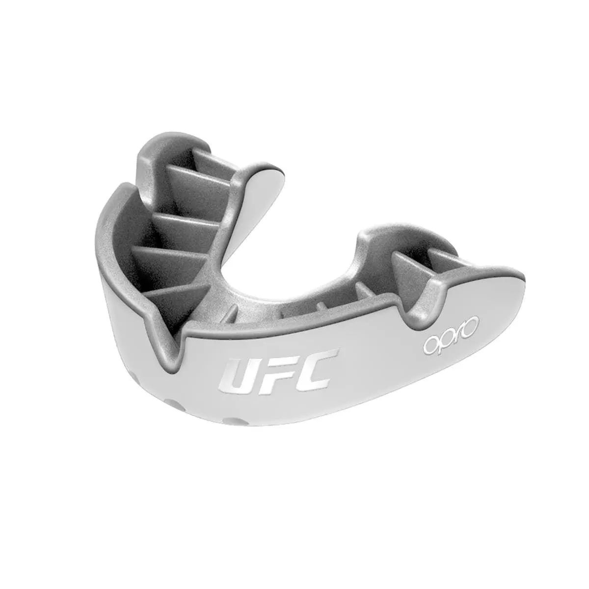 OPRO "UFC" mouthguard silver 2022 white/ silver