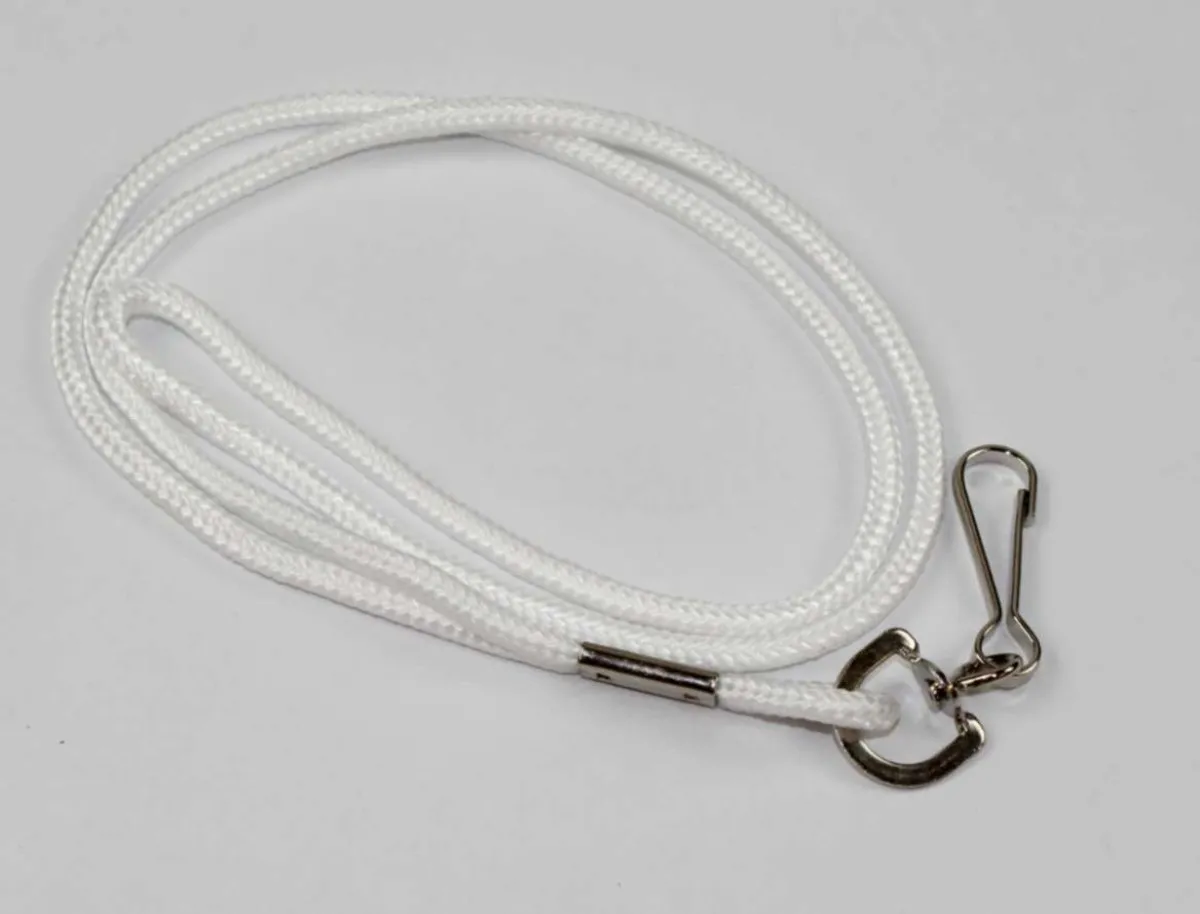 cuerda - Lanyard blanco
