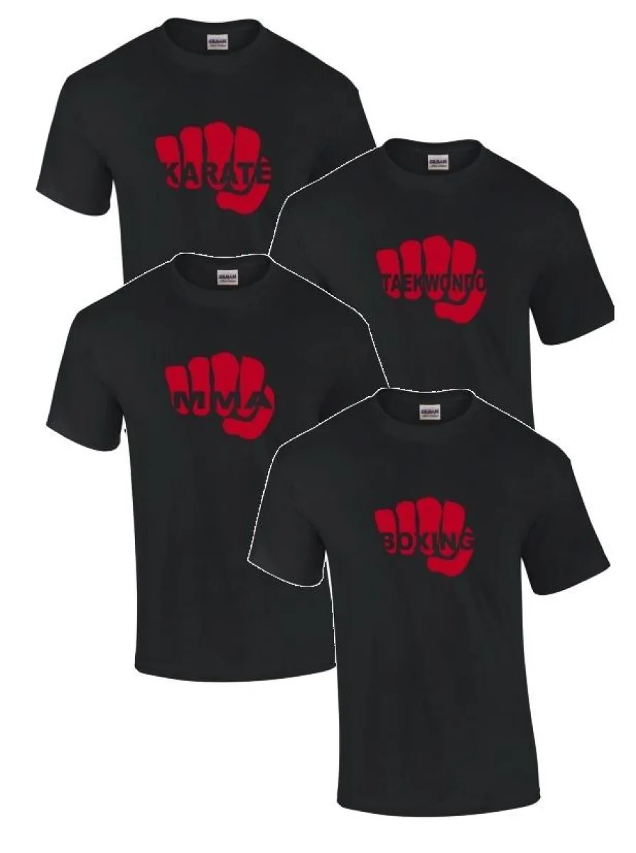 T-shirt fist black