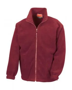 Full Zip Active Fleece Jacket burgundy