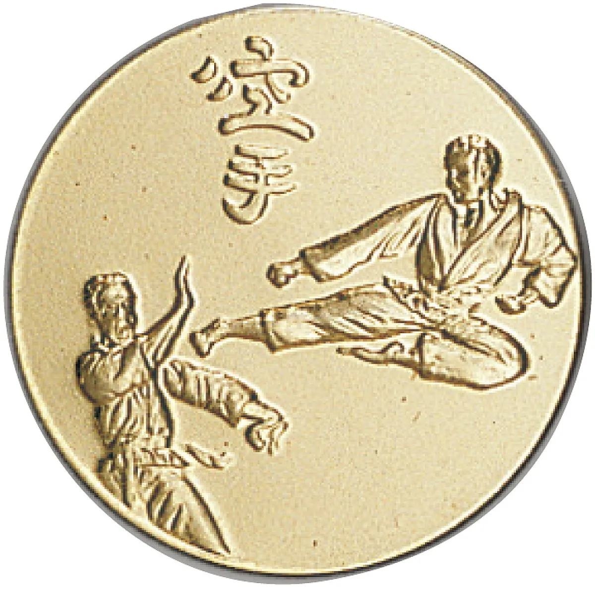 goldener Karate Emblem