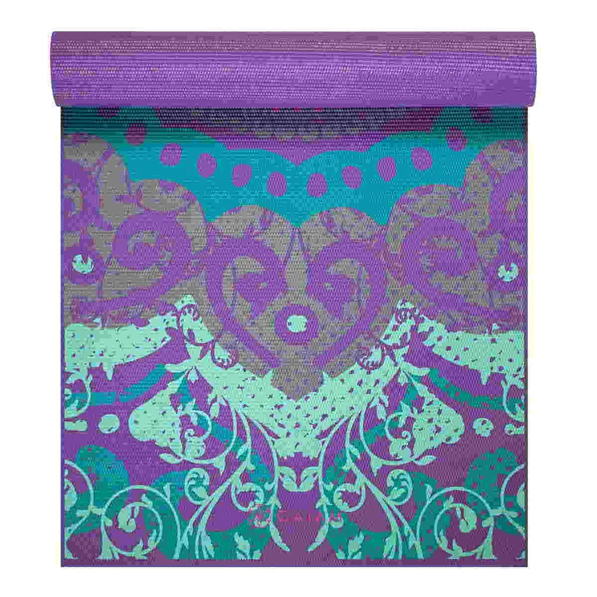 GAIAM Yoga Matte violett mit Mandala 4mm