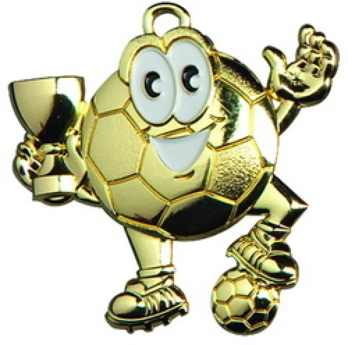 Bambini football medal, 47 x 44 mm, children s medal