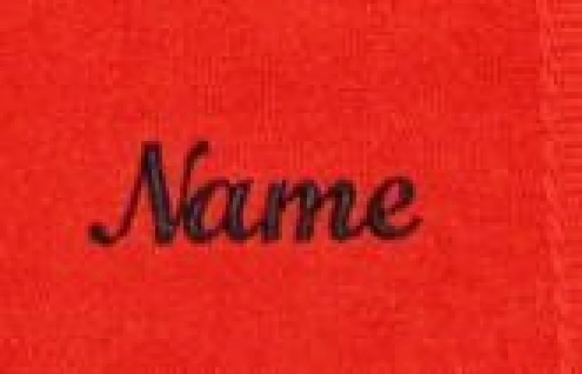 Shower towel embroidered with name 70x140cm