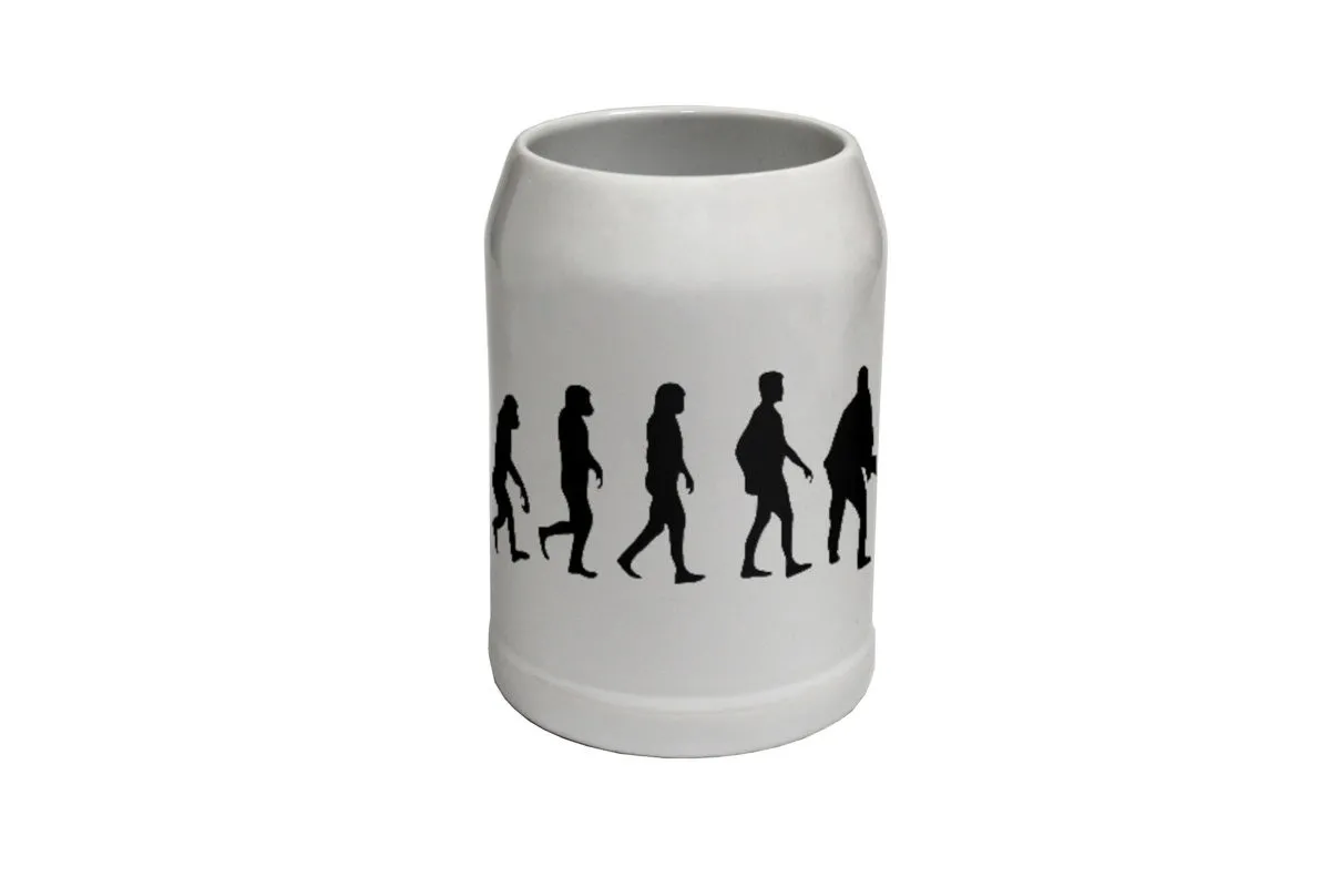 Beer mug Evolution Karate