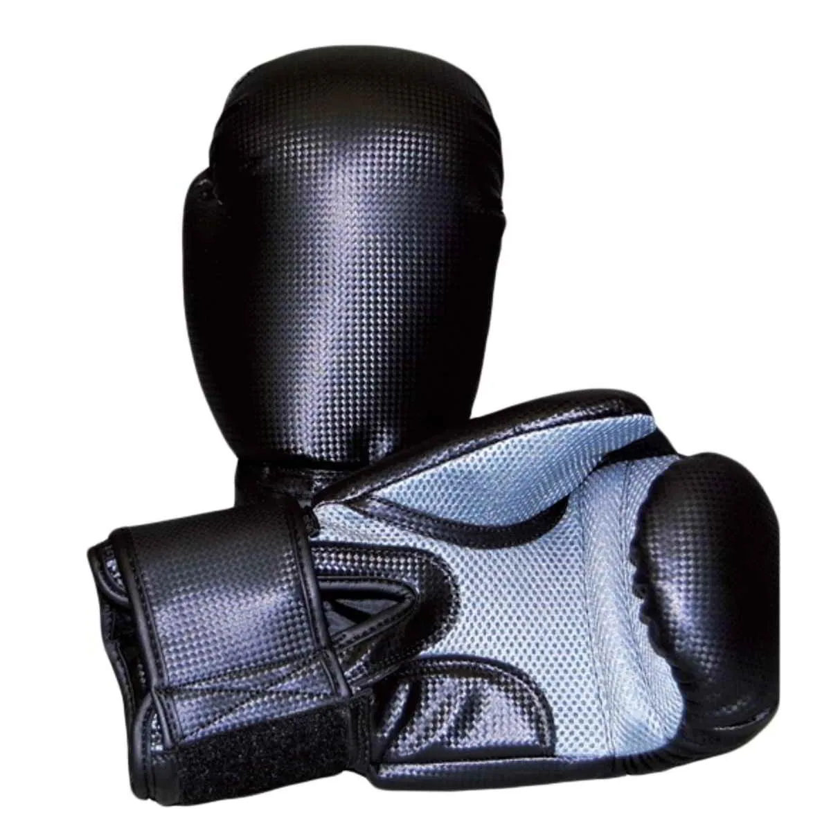 Boxing gloves black carbon mesh
