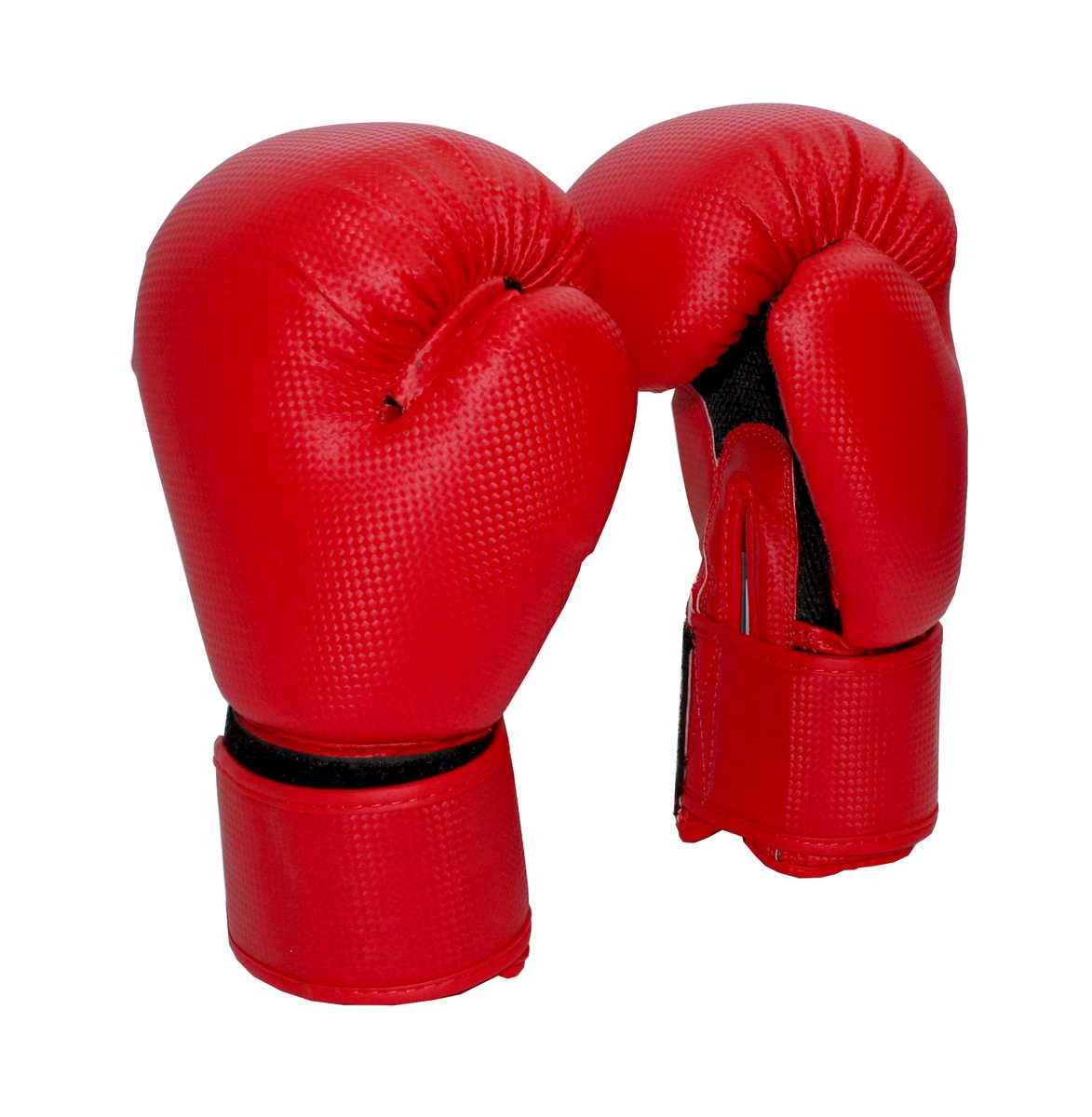 Boxhandschuhe Carbon rot mit Mesh Hand-Innenfläche