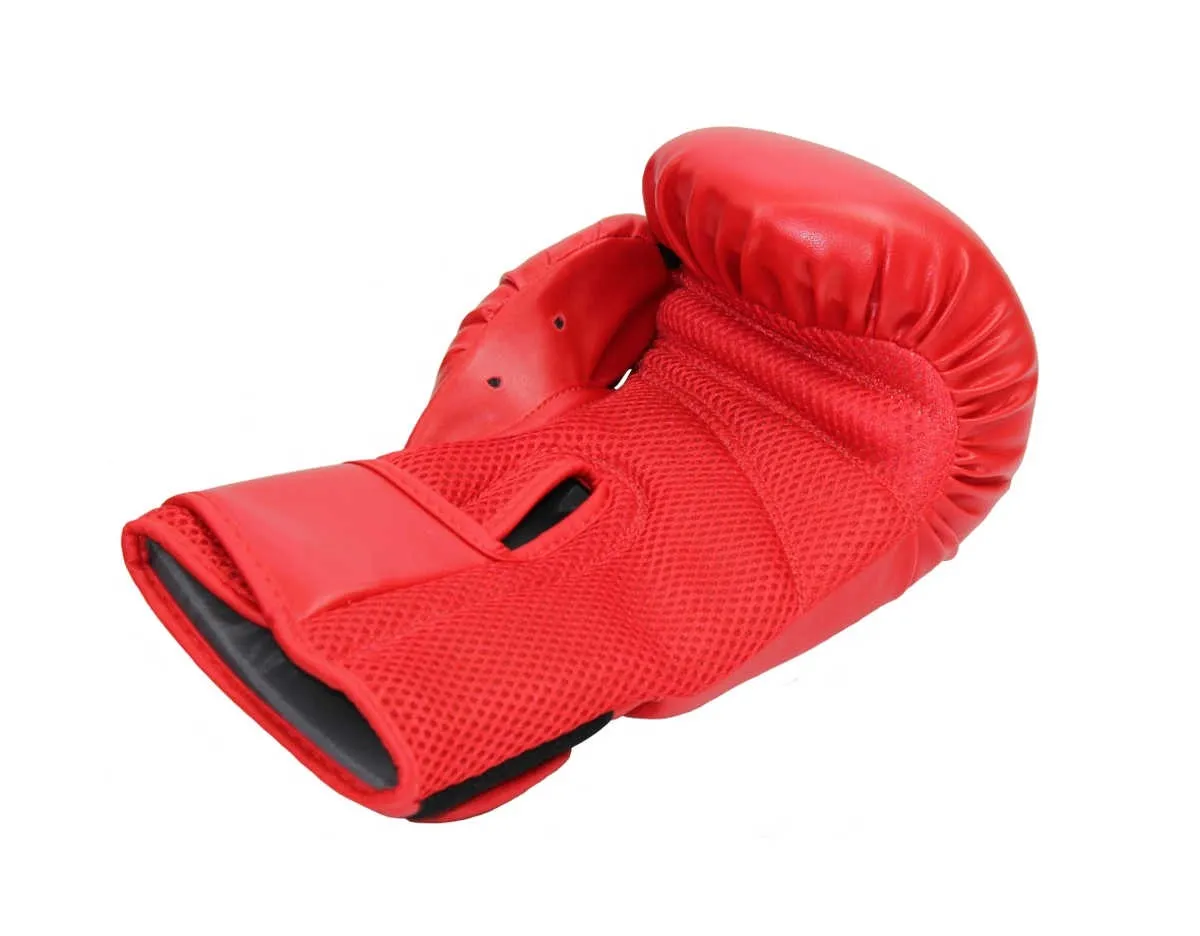 Gants de boxe rouges pour enfants et adolescents