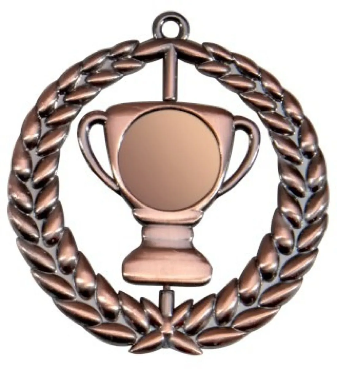 Gran medalla de zamak, 85 mm de diámetro