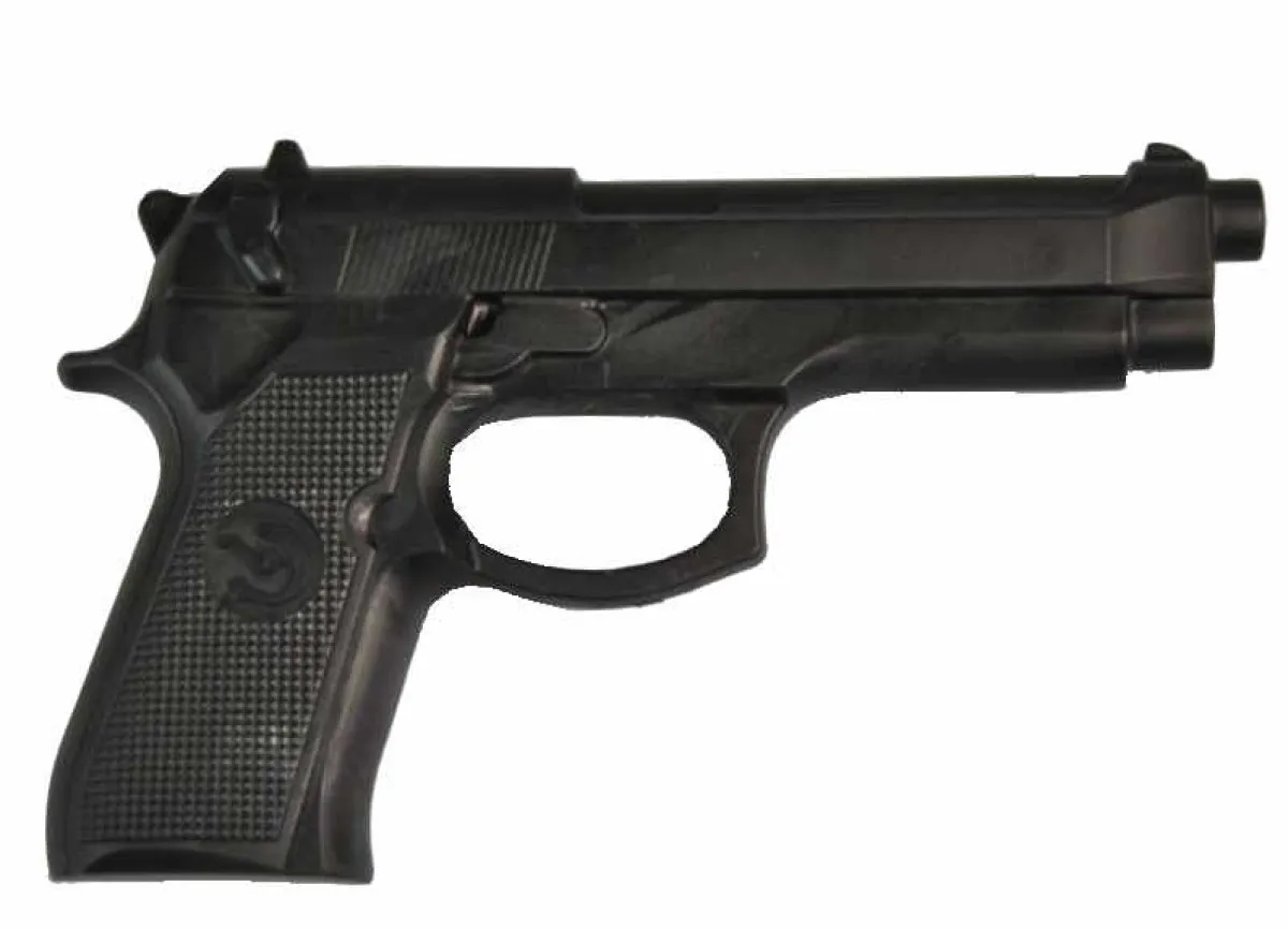 pistola de goma con muchos detalles