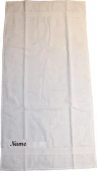 Handtuch Sylt mit Bestickung Stickposition