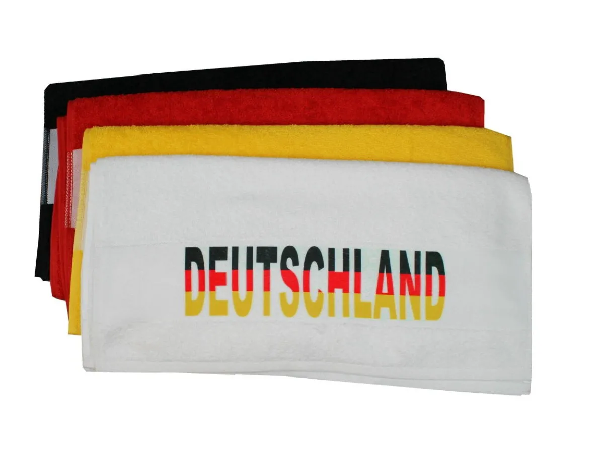 Drap de douche avec drapeau allemand