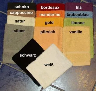 Handtuch Sylt mit Bestickung verschiedene farben