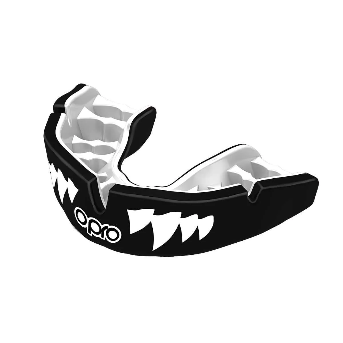 Protector bucal OPRO Instant Custom Fit Jaws negro/blanco