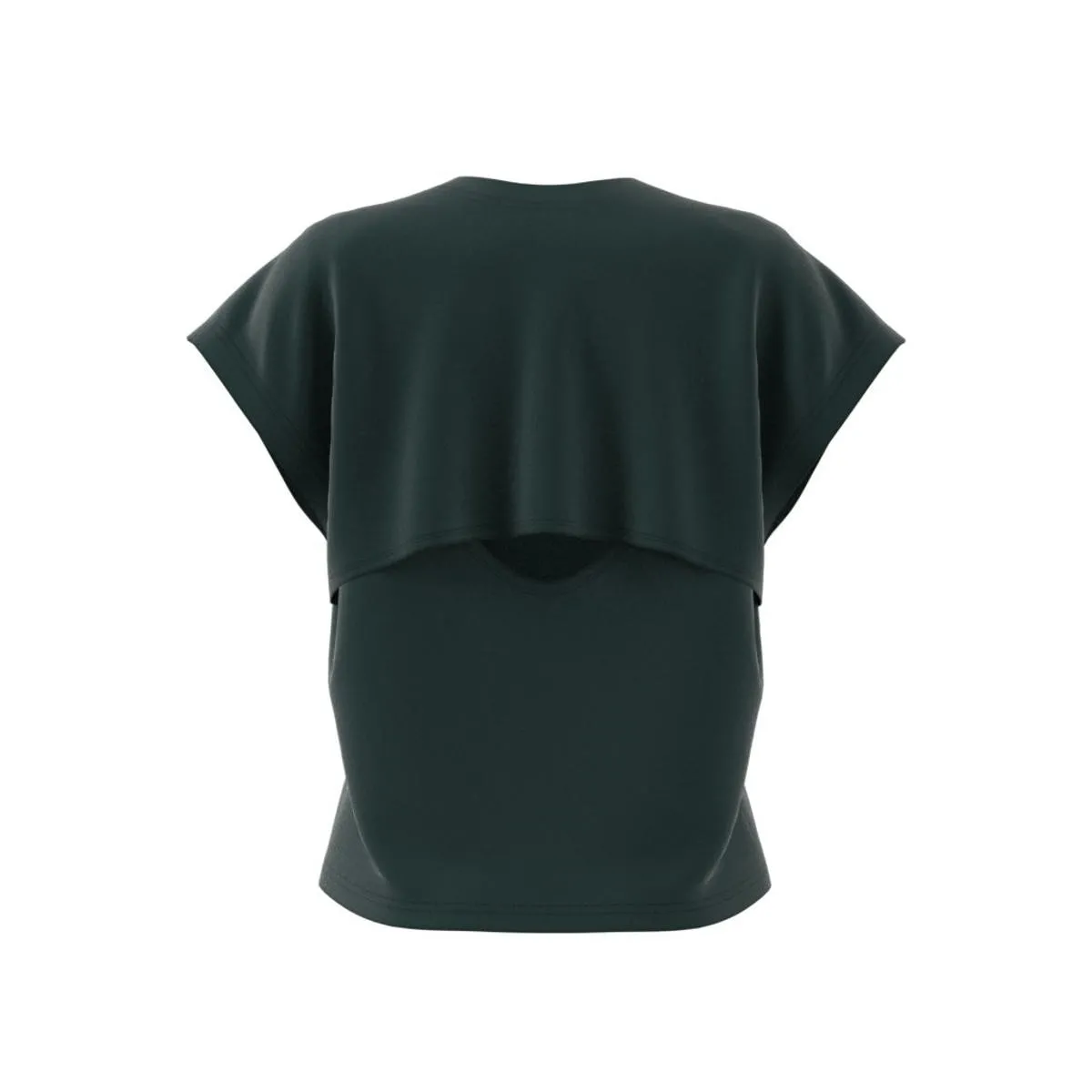 adidas T-Shirt TI Logo dunkelgrün