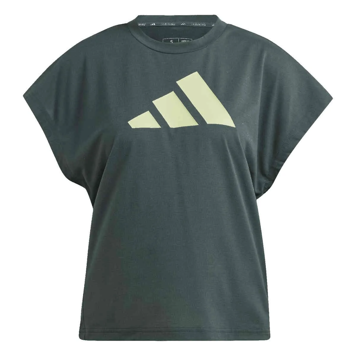 adidas T-Shirt TI Logo dunkelgrün