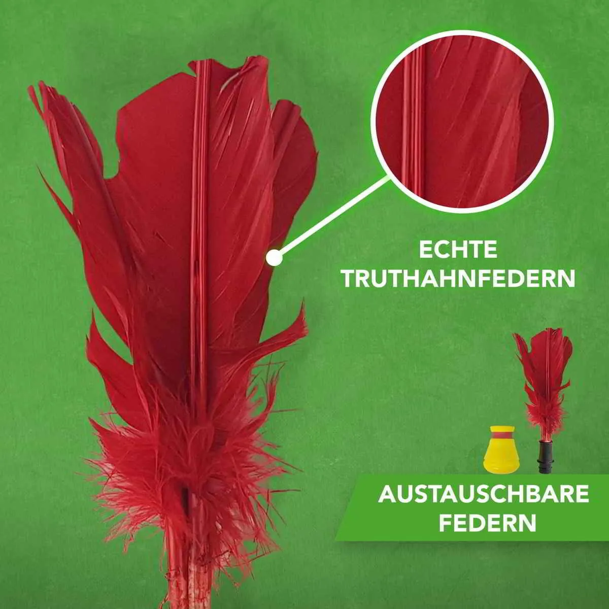 Indiaca replacement feather