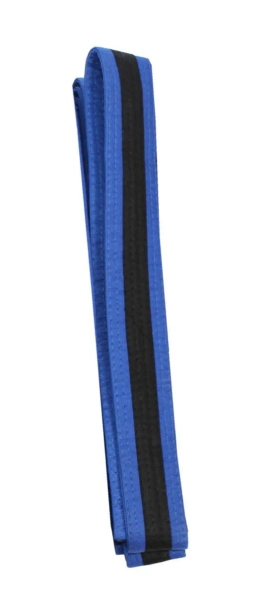 Cinturón de artes marciales y budo azul / negro / azul