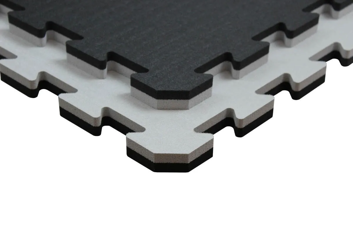 Martial arts mat K20L black/grey 50x50 x 2cm