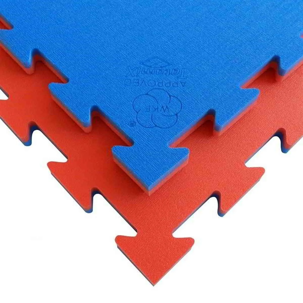 Tapis puzzle de karate WKF approved rouge/bleu Tatamix