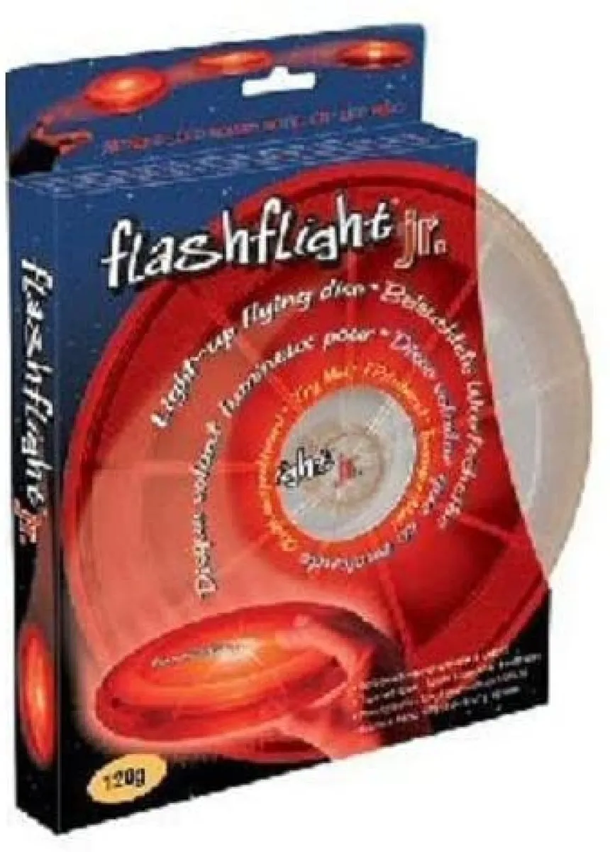 LED throwing disc Nite Ize red packed