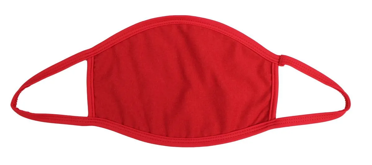 Mouth-nose mask cotton red