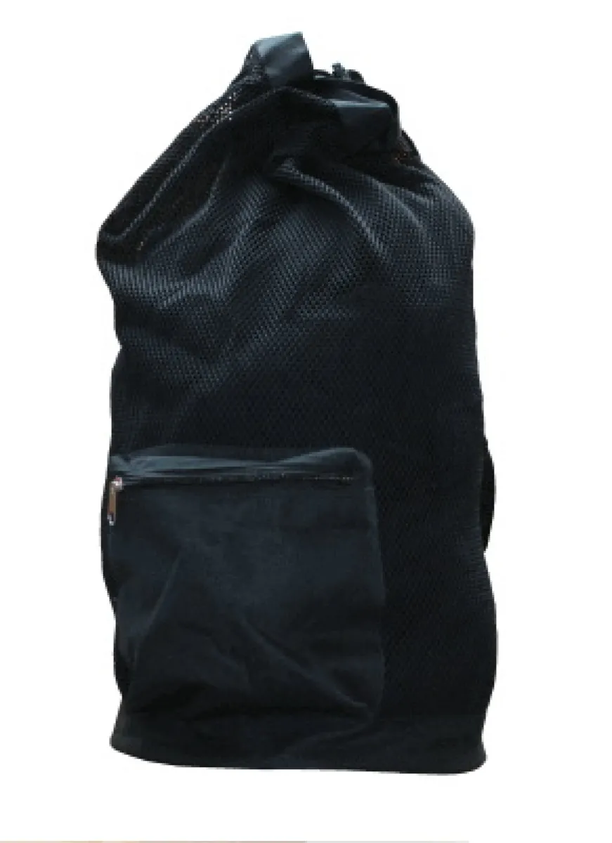 Mesh bag with shoulder strap