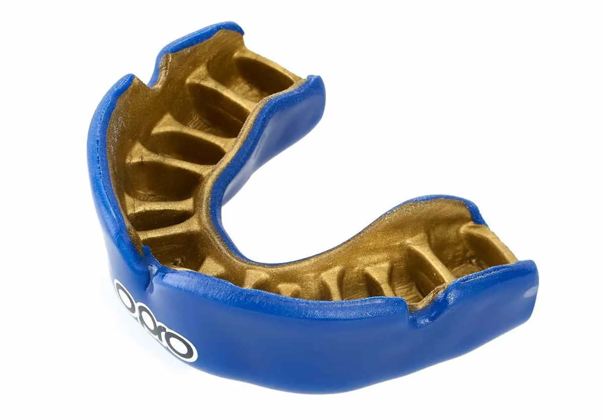 OPRO protège-dents PowerFit bleu fonce/or