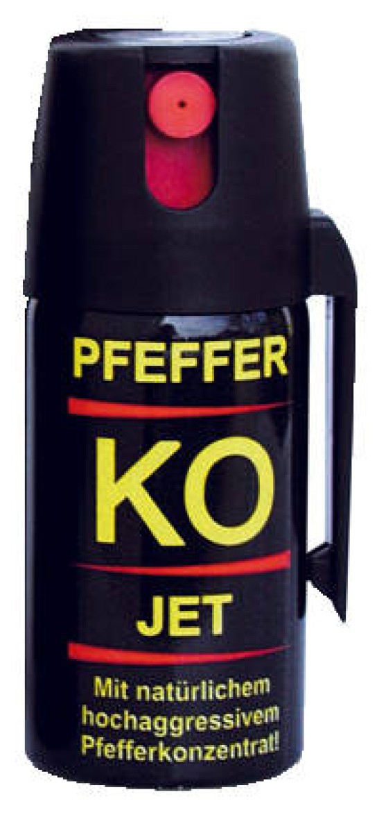 Pfefferspray Jet 40 ml  Tierabwehrspray KO Spray Abwehrspray