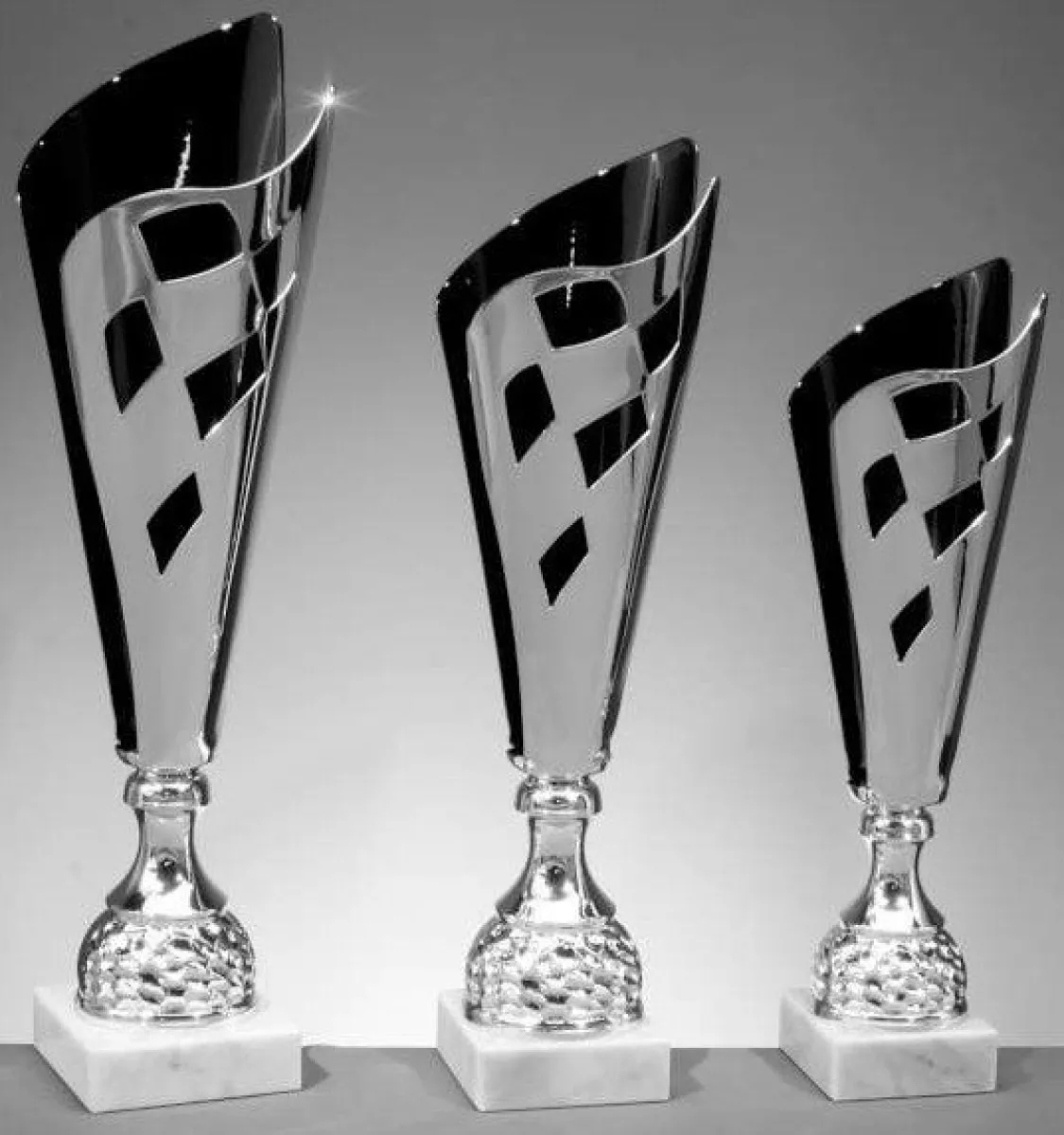 Motorsport trophy silver